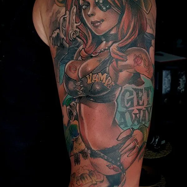 Neo Traditional tattoo by MIREK G.