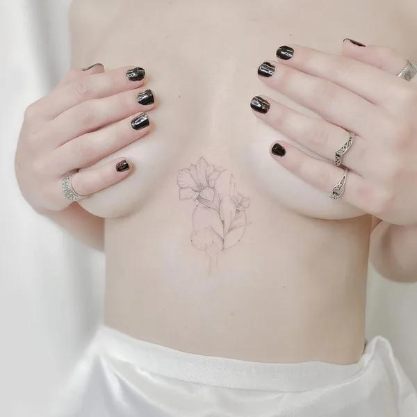 Fine Line tattoo by Dastin Gregorio in Riccione