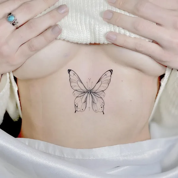Fine Line tattoo by Dastin Gregorio in Riccione