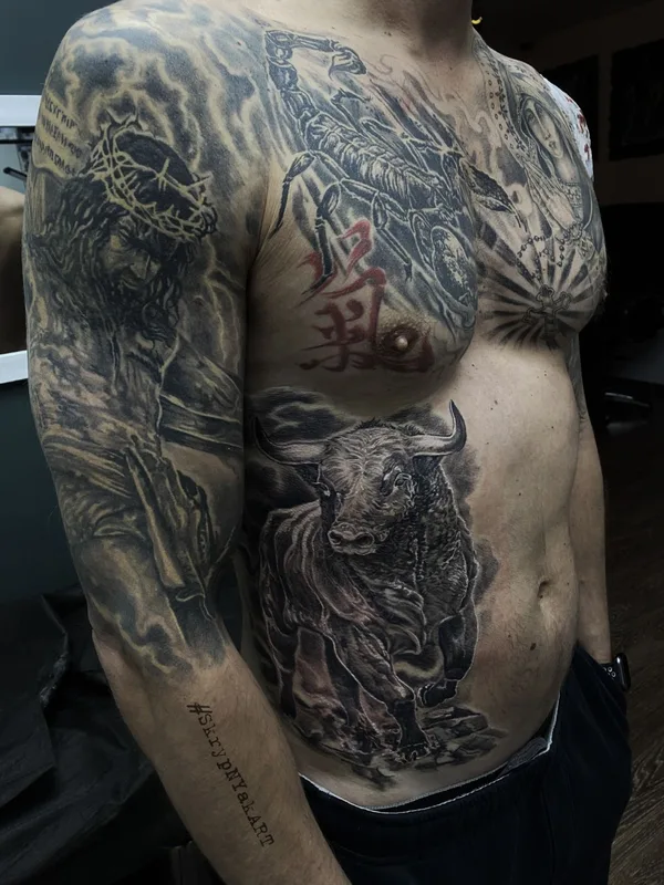 Black & Grey tattoo by Явтушенко Дмитрий