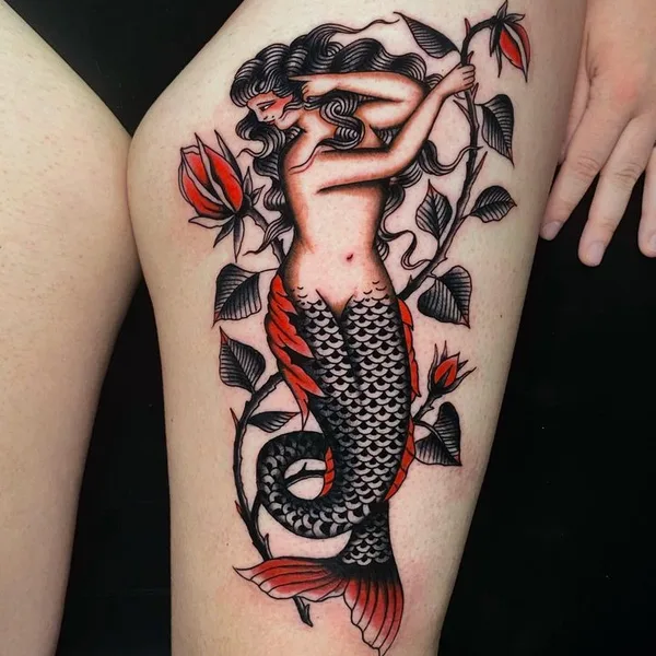 Old School tattoo by Joe Tartarotti in Milano