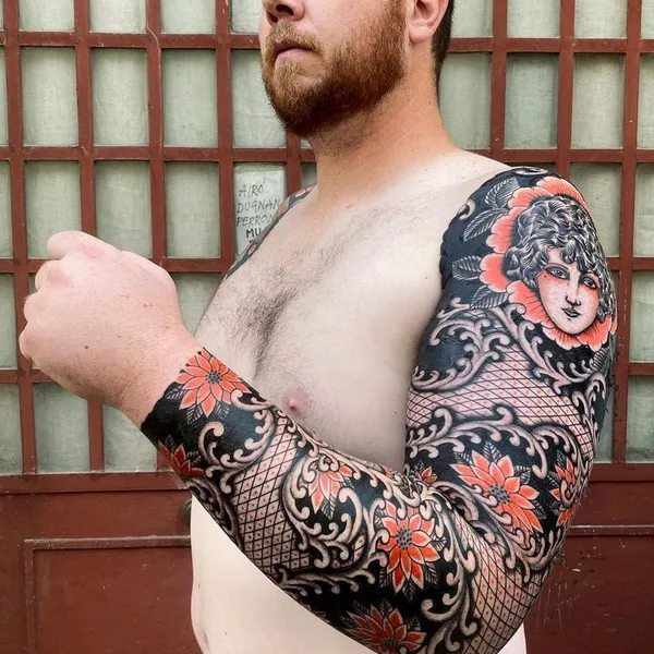 Old School tattoo by Joe Tartarotti in Milano