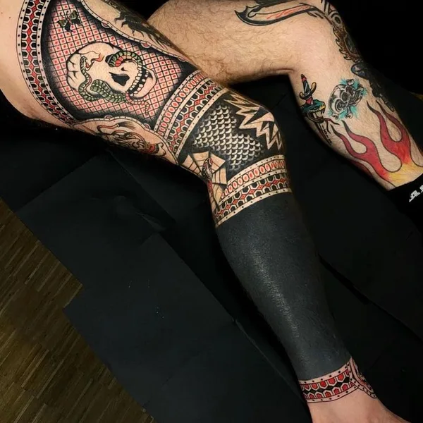 Old School tattoo by Joe Tartarotti in Milano