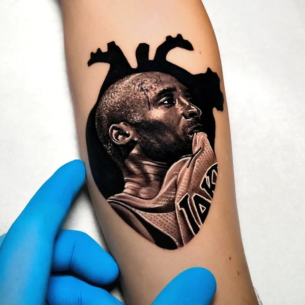 Illustrative tattoo by Andrej Jocic in Cervia