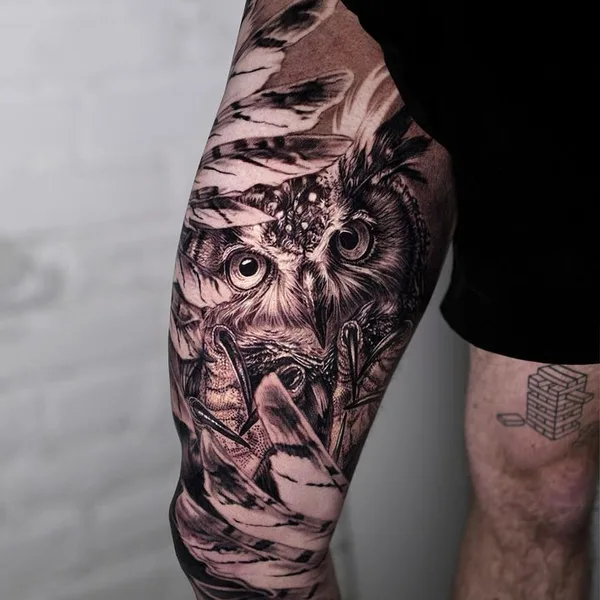 Realism tattoo by Jim Leclerc in Montréal