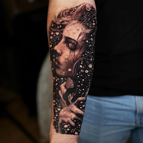 Realism tattoo by Jim Leclerc in Montréal