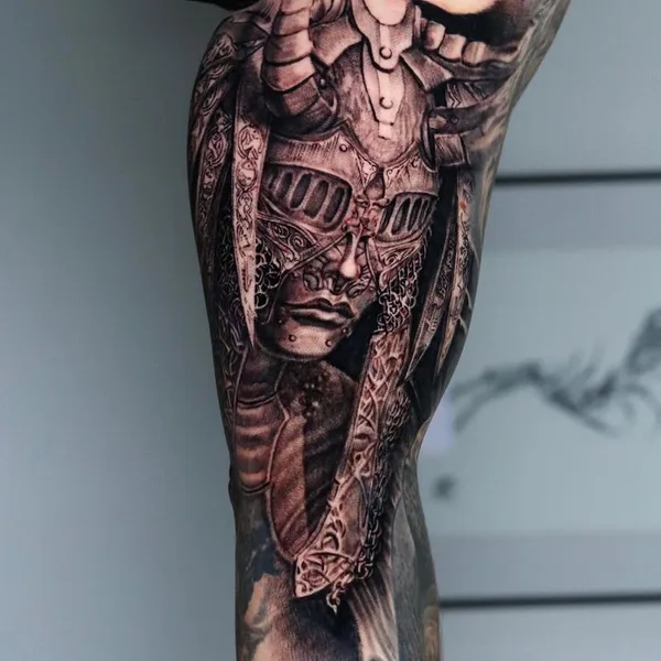 Realism tattoo by Jim Leclerc in Montréal