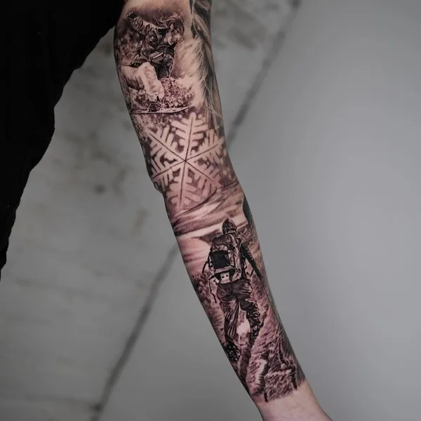 Realism tattoo by Jim Leclerc in Montréal