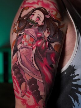 Anime tattoo