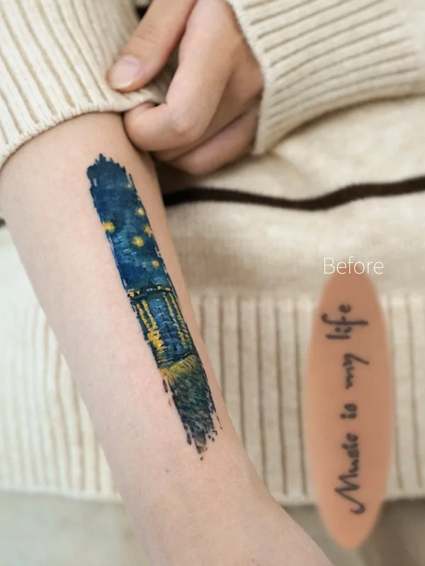 color watercolor tattoo on forearm #46227 | Tattoo Artist Abii tattoo