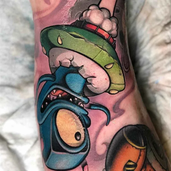 Author's Style tattoo by Thom Bulman in New York City