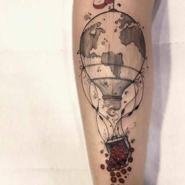 Author's Style tattoo by Felipe Mello in Rio de Janeiro