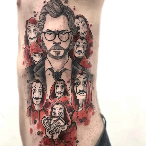 Author's Style tattoo by Felipe Mello in Rio de Janeiro