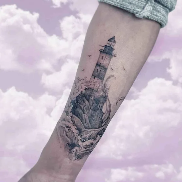 Watercolor tattoo by Ника Столяровская in Севастополь