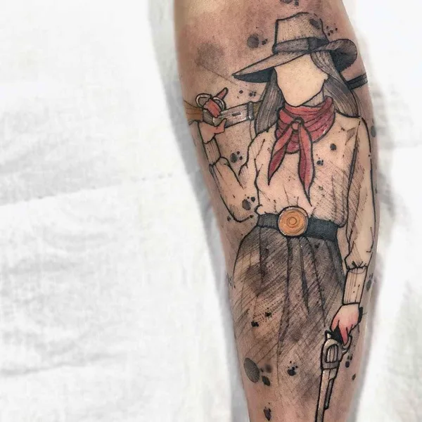 Author's Style tattoo by Felipe Mello in Rio de Janeiro