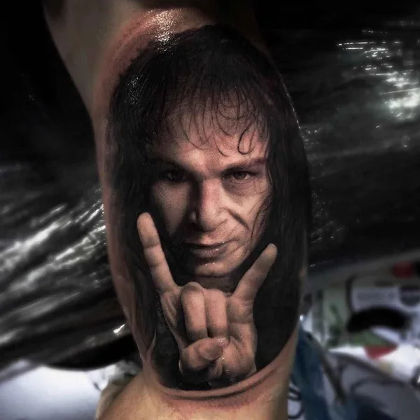 Портретная tattoo by Ganga