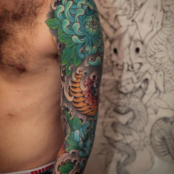 Традиционная tattoo by Johan Svahn in Malmö