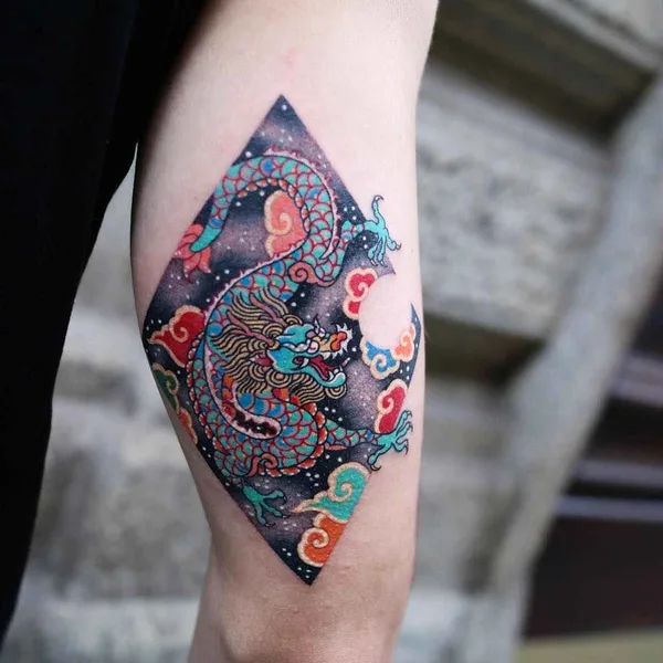 Традиционная tattoo by Pitta in Seoul