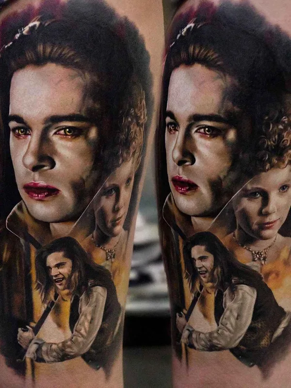 color realism Tatuaggio su thigh #18191 | Tatuatore Андрей Степанов
