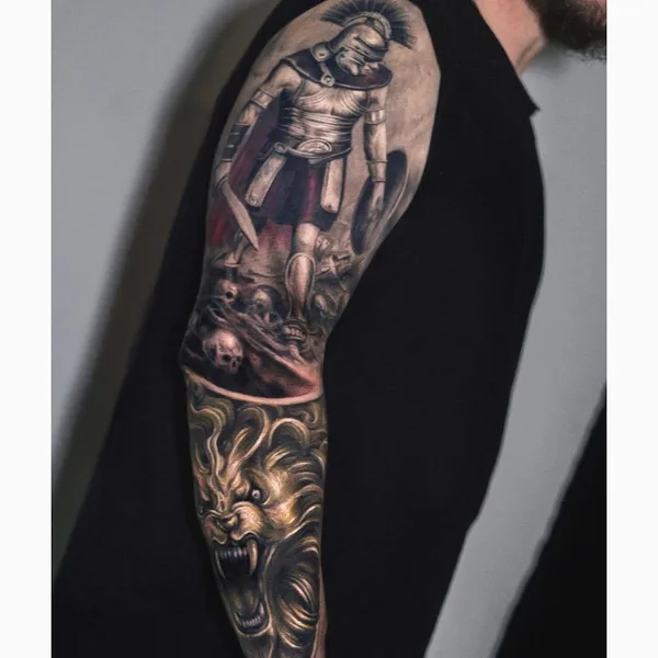 Author's Style tattoo by Darwin Enriquez in New York City