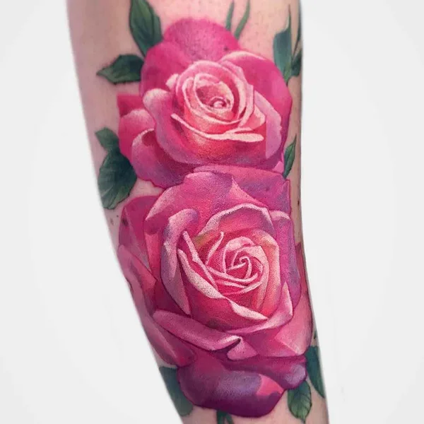 Botanical tattoo by Janice Bao Bao in Toronto