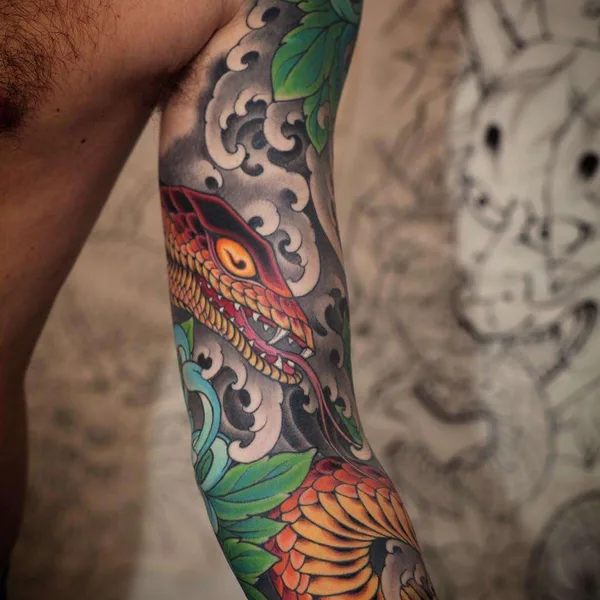 Традиционная tattoo by Johan Svahn in Malmö
