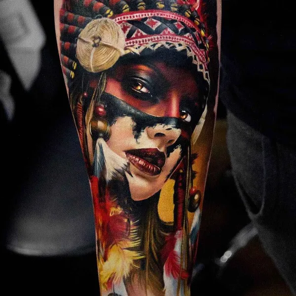 Portrait tattoo by Андрей Степанов in Самара