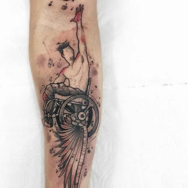 Author's Style tattoo by Felipe Mello in Rio de Janeiro