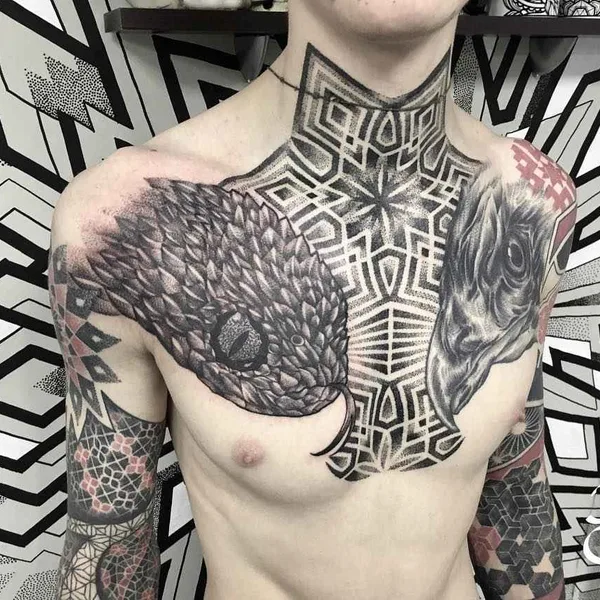Dotwork tattoo by Billy Heil in Minsk