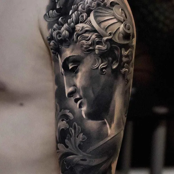 Portrait tattoo by Андрей Степанов in Самара