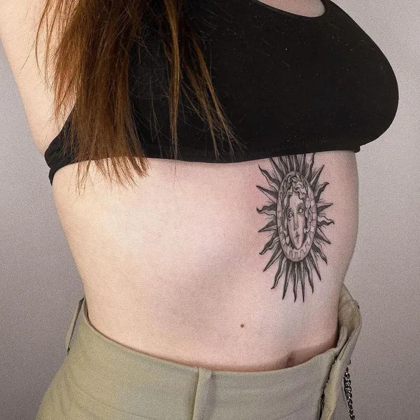 Botanical tattoo by Darina Bondarenko in Воронеж
