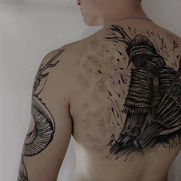 Graphic tattoo by Кулинич Тату  in Воронеж