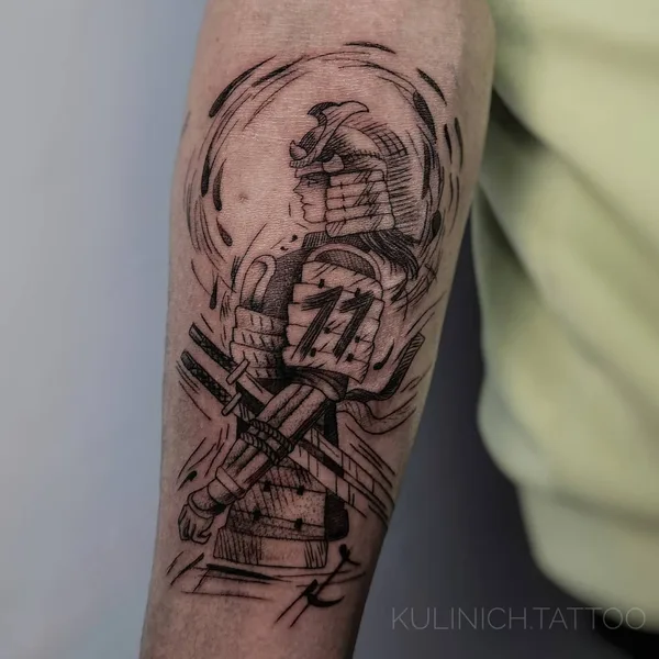 Graphic tattoo by Кулинич Тату  in Воронеж