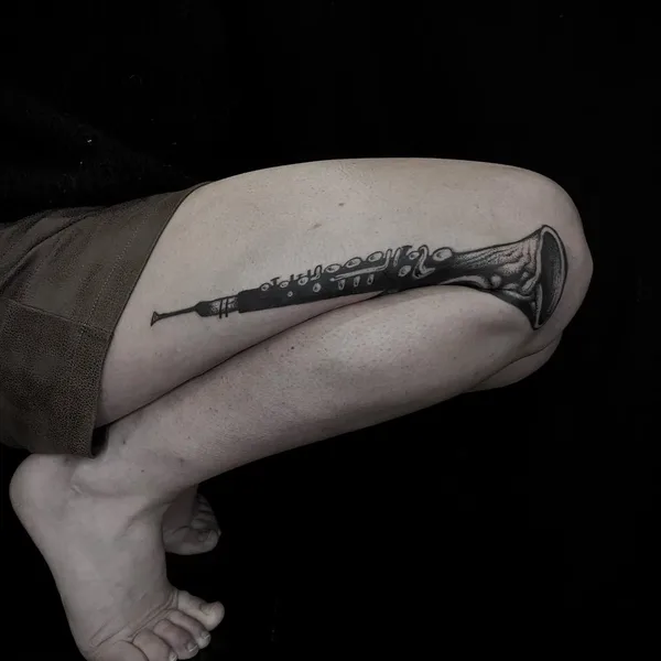 freehand tattoo by Veks Van Hillik in Toulouse