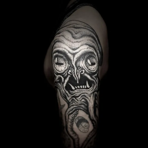 freehand tattoo by Veks Van Hillik in Toulouse
