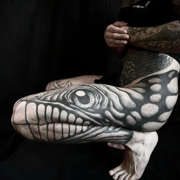 freehand tattoo by Veks Van Hillik in Toulouse