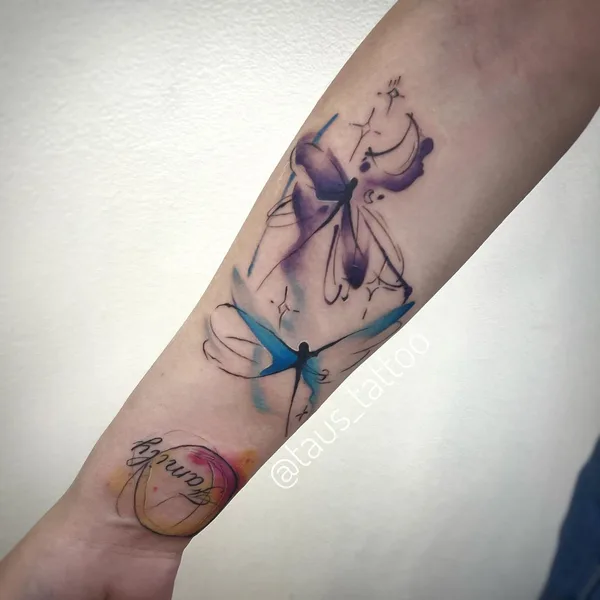 Акварель tattoo by Александр Таус in Екатеринбург