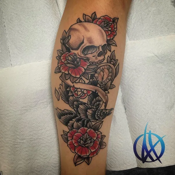 Акварель tattoo by Александр Таус in Екатеринбург