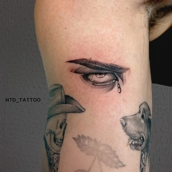 Graphic tattoo by ntd_tattoo in Richmond