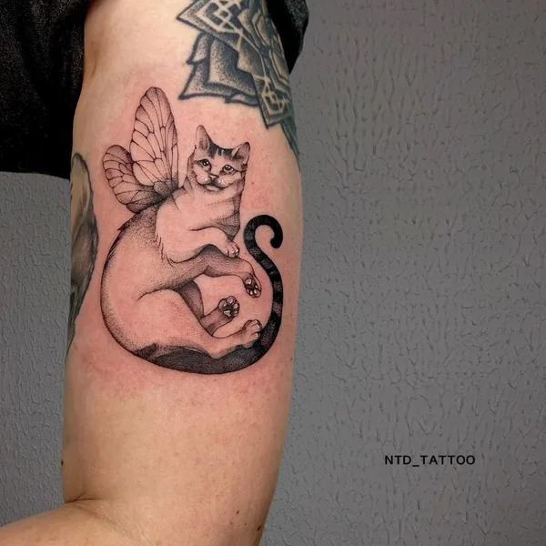 Graphic tattoo by ntd_tattoo in Richmond