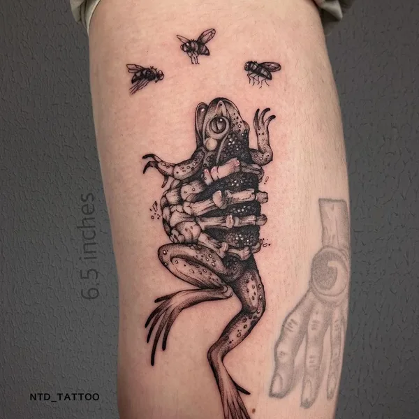 Graphic tattoo by ntd_tattoo in Richmond