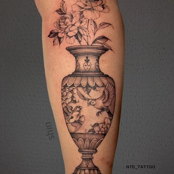 Graphic tattoo by ntd_tattoo in Richmond