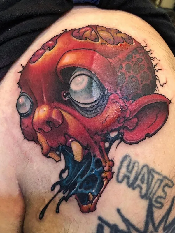 color illustrative Tatuaggio su shoulder #63694 | Tatuatore Jesse Smith
