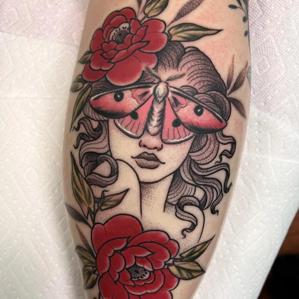 Neo Traditional tattoo by Sara Bell in Richmond