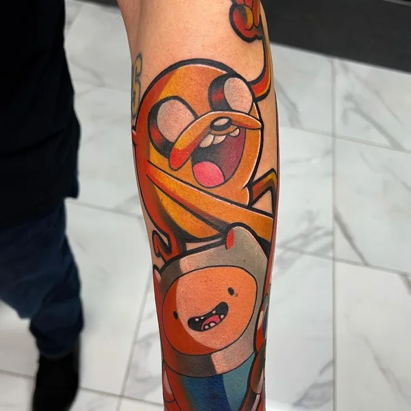 New School tattoo by Amy Lynn Colson in Little Rock