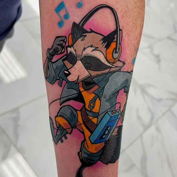 New School tattoo by Amy Lynn Colson in Little Rock