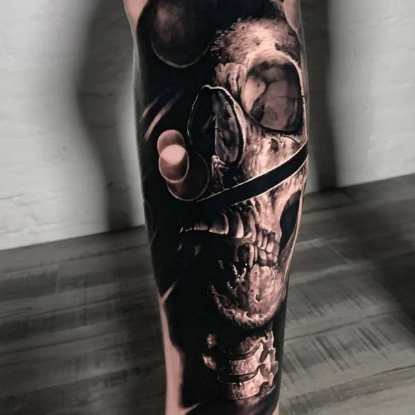 Портретная tattoo by Michael Perry in Milwaukee