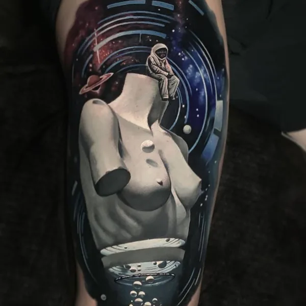 Портретная tattoo by Michael Perry in Milwaukee