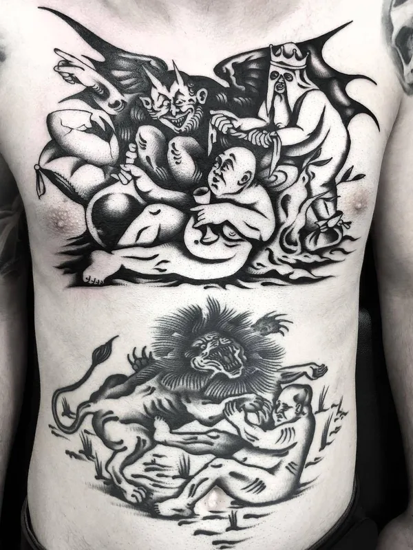 Авторская tattoo by Simone Ruco in Roma