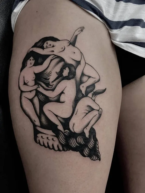Авторская tattoo by Simone Ruco in Roma